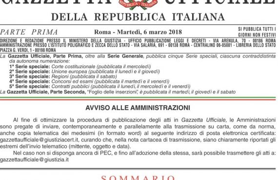 gazzettaufficiale