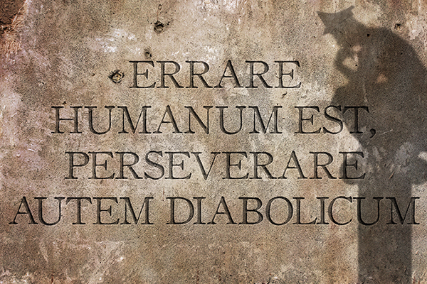 errare humanum x