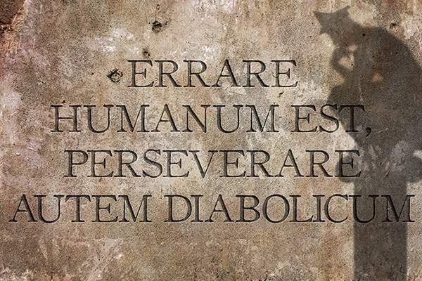 errare humanum x